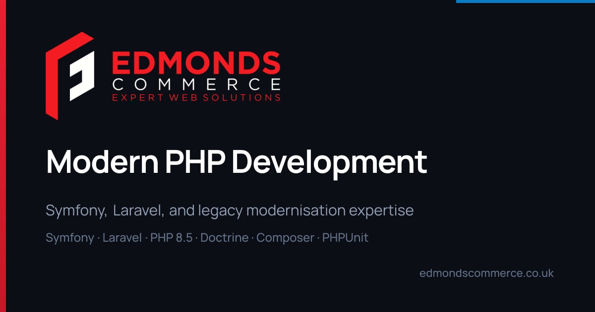 Expert PHP Development Services | Edmonds Commerce